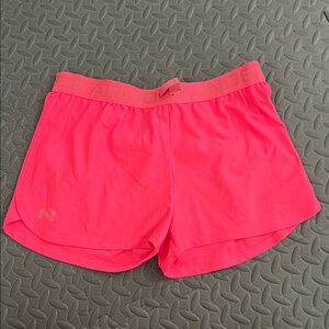 Youth Under Armour Bright neon pink  Training Shorts YXL